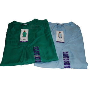 Women’s Nine West 2XL Set Of 2 Tops NWT Green & Blue